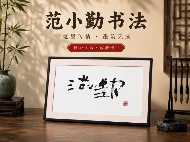 范小勤书法