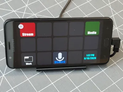 Macro Deck Phone Stand
