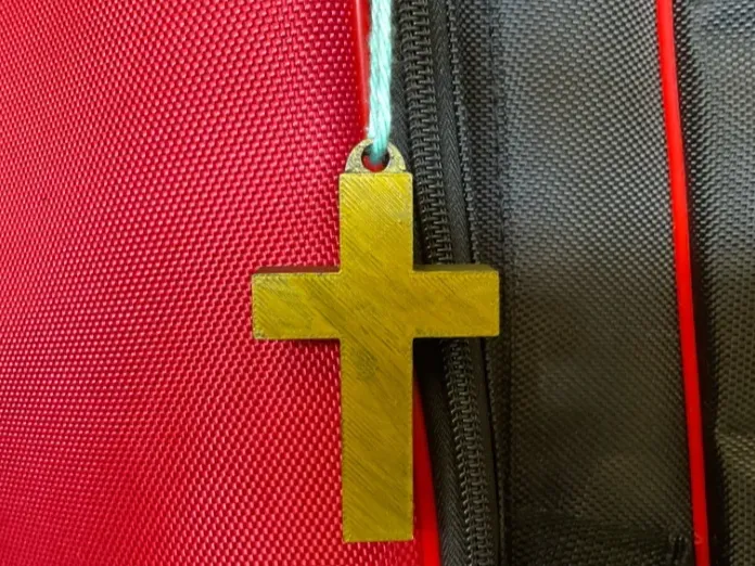 Cross Keychain