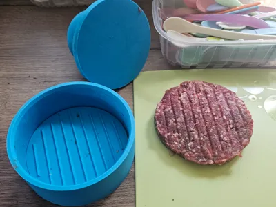 Ergonomic Burger Press120mm with Easy-Release Base