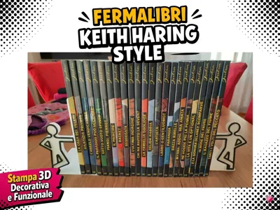 FERMALIBRI “KEITH HARING STYLE” COOL GUY – BOOKEND