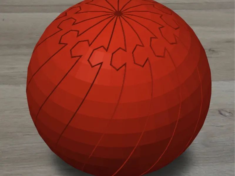 Twisty fidget ball
