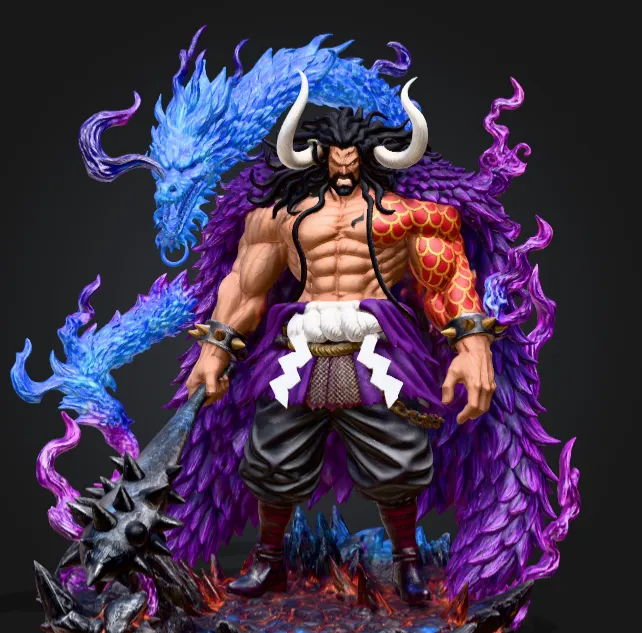 Kaido one Piece - Free 3D Print Model - MakerWorld