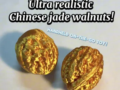 Chinese fidget jade walnuts