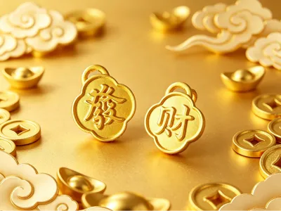 One side 'Prosperity', one side 'Wealth', both sides are good omens