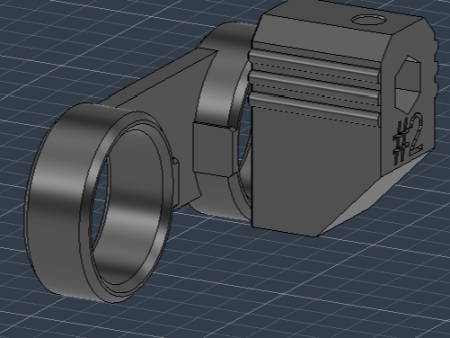 Parallel Pencil Holder V1 for Finger Web Grip