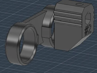 Parallel Pencil Holder V1 for Finger Web Grip