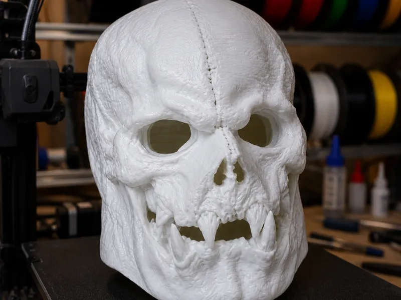 Ancient Alien Skull Helmet