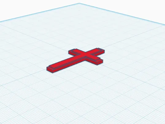 cross keychain