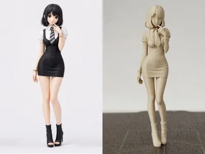 Anime girl figure