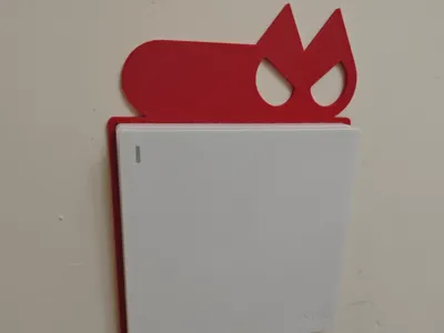 Roxy the Wolf Switch Plate Decoration