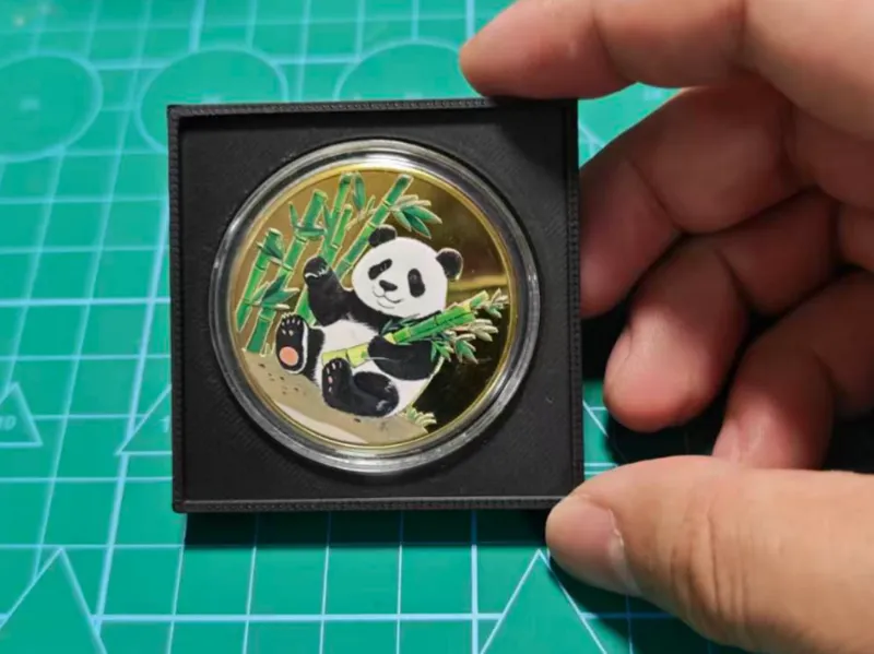 40mm 纪念币双层防护收藏盒 / 40mm Coin Capsule Display Box