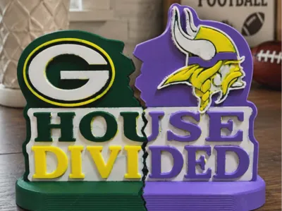 version 2 of divided house packers/vikings