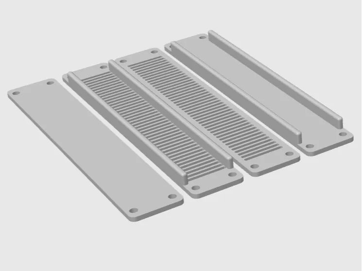 10in Rack Panels 1U-6U. Solid, Vented, Reinforced.