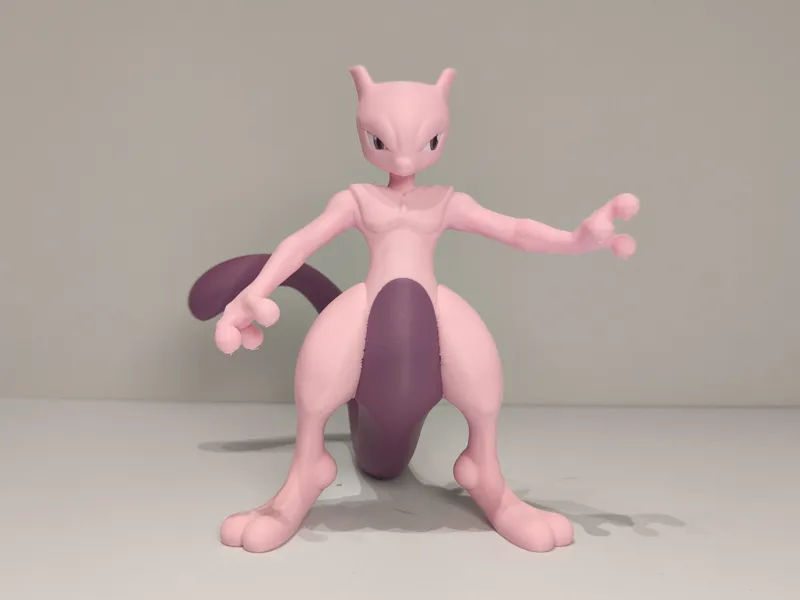 宝可梦 第一世代 #0150 超梦(Mewtwo)多色模型