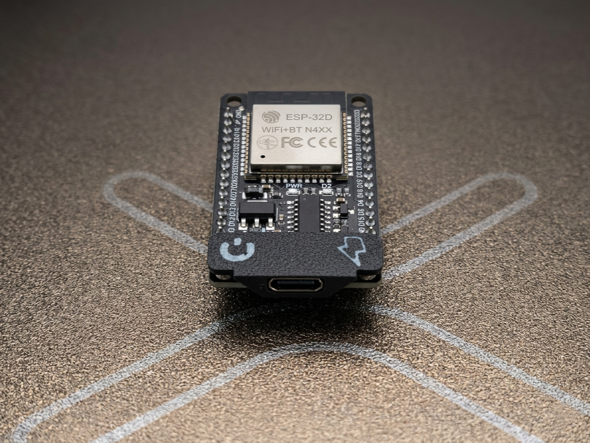 Ergonomic Button Actuator & Cover for ESP32 USB-C