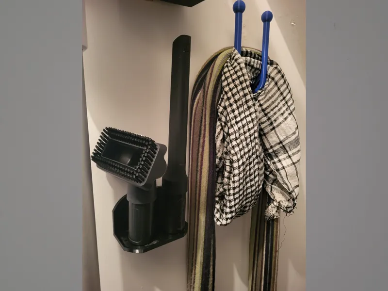 Simple shark vacuum tool holder
