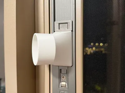 Hinged Screen Window External Vent