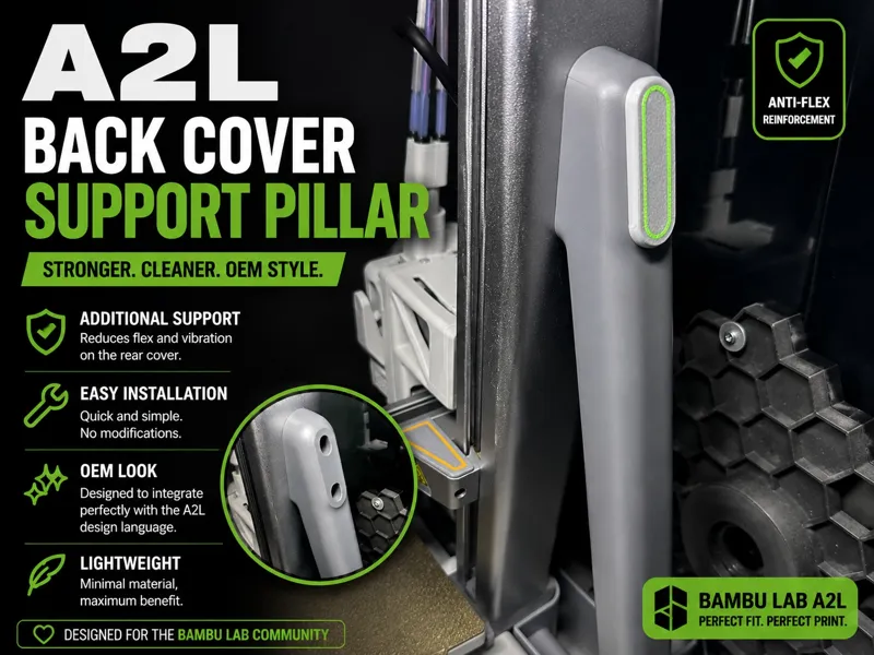 A2L Back Cover Support Pillar – OEM Style