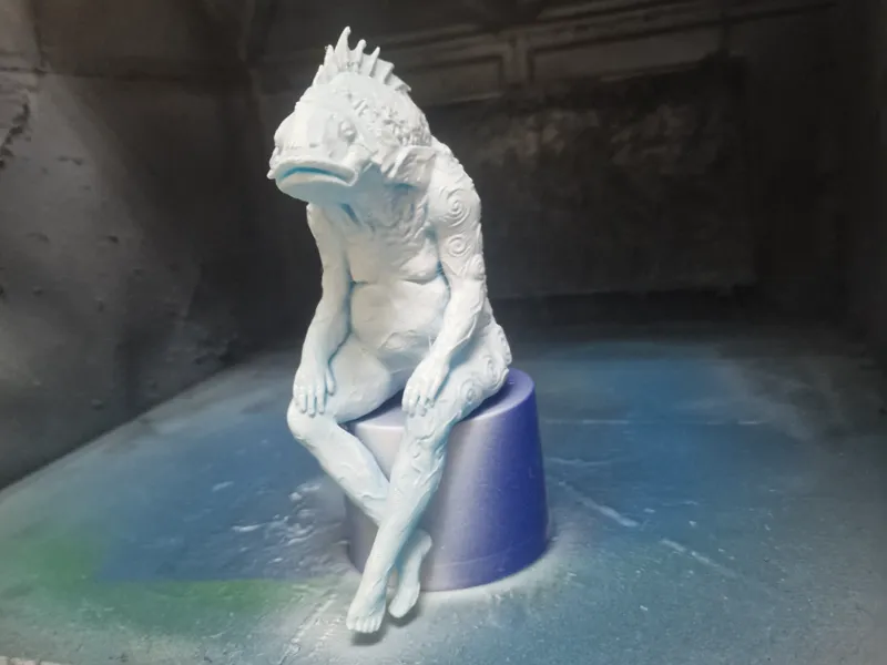 man fish