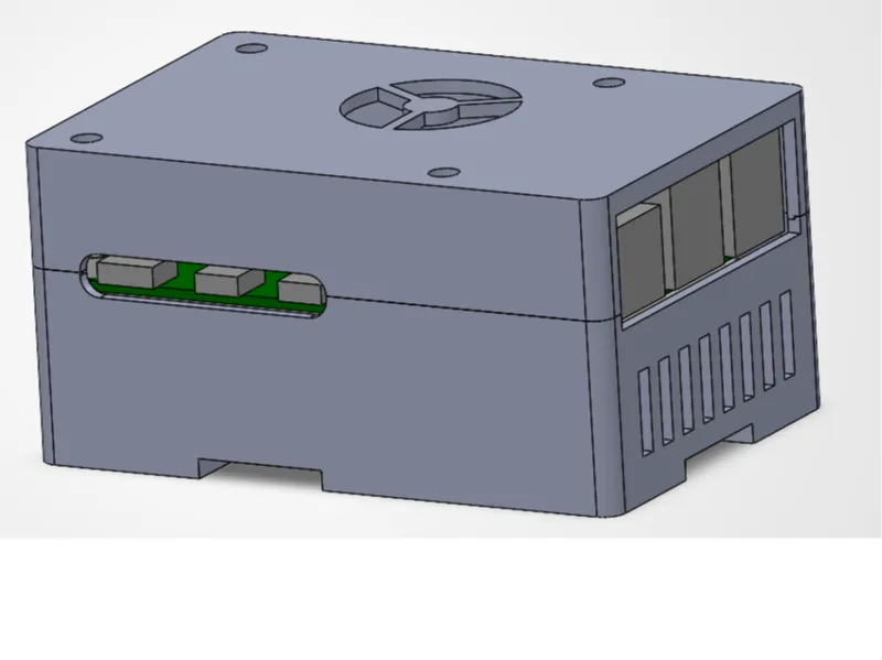 Compact Pi 5 case with Geekworm X1002 NVME Shield