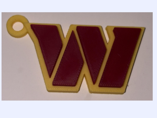 Commanders Football NFL Key Chain