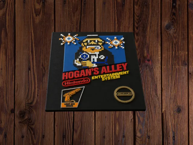 Hogan's Alley Nintendo Cover Nintendo 80s 1980s