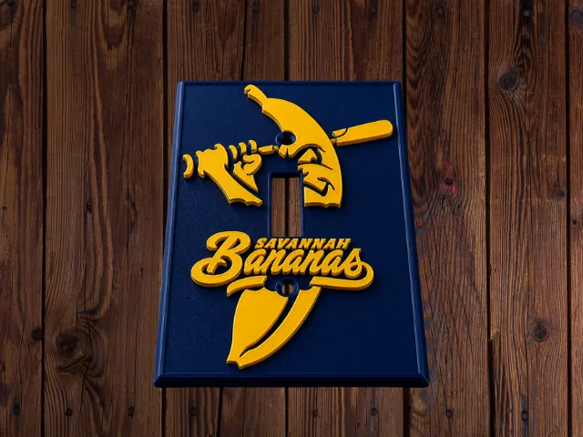 Savannah Bananas LightSwitch Cover