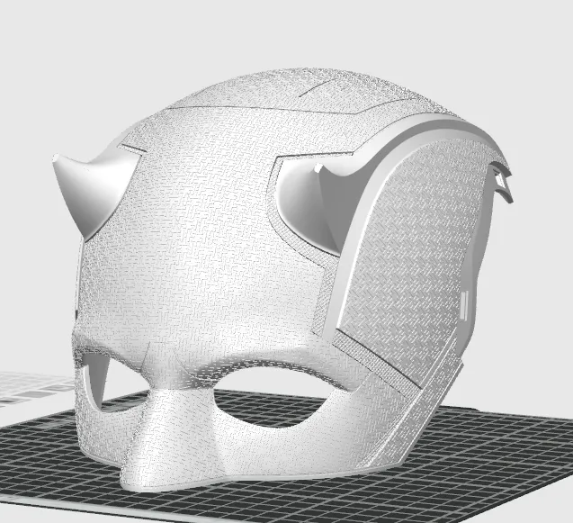 XFRAX Daredevil Mask - Free 3D Print Model - MakerWorld