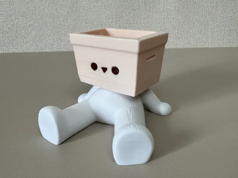 摆烂纸箱小人收纳盒