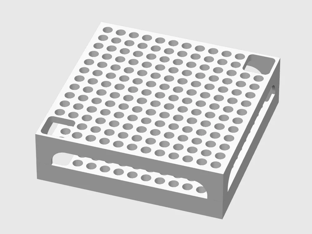 Double-layer PCR Tube Cryobox Rack - Free 3D Print Model - MakerWorld