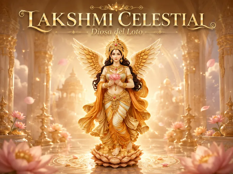 Diosa Hindu del loto Lakshmi 