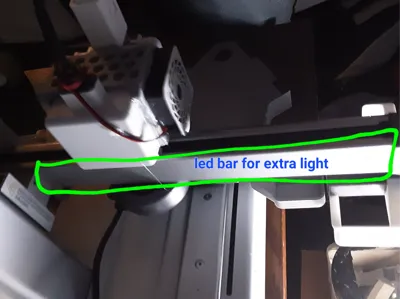 A1 mini hidden led bar