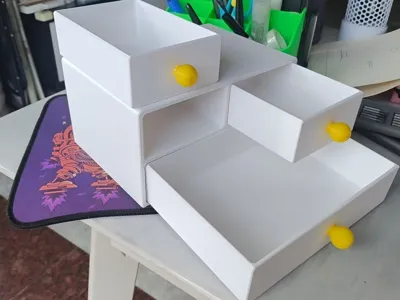 Drawer Organizer / Monitor Riser with Drawer