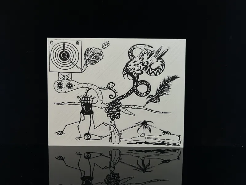超现实主义版画装饰画-精致尸体Exquisite Corpse