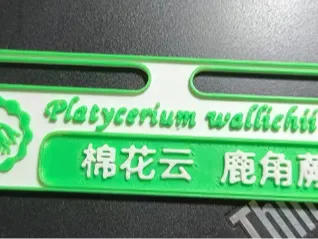 Flower tag (customizable flower name)