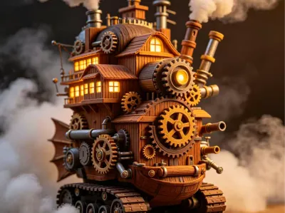 Geared Howl's Moving Castle Figurine