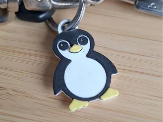 keychain penguin