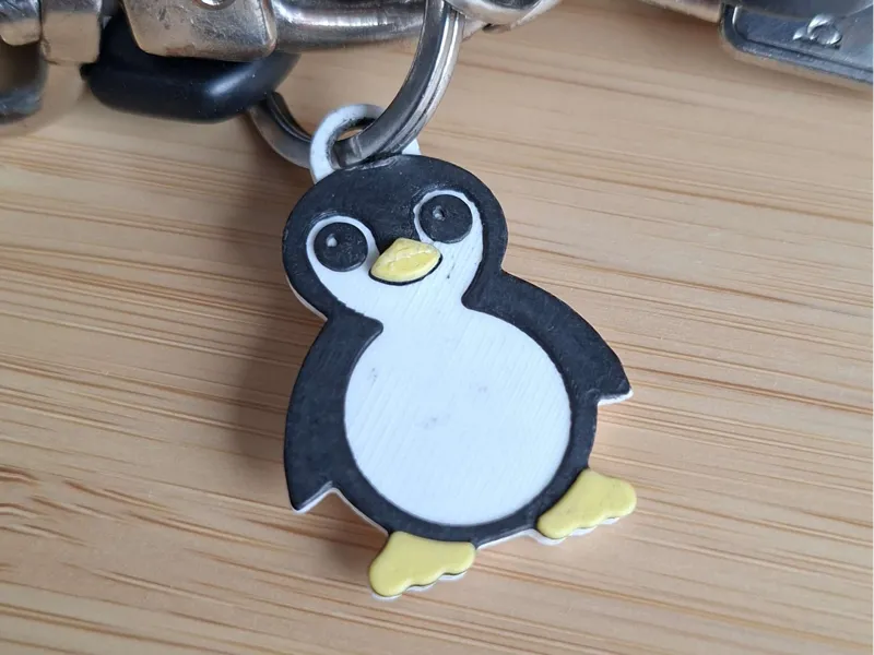 keychain penguin