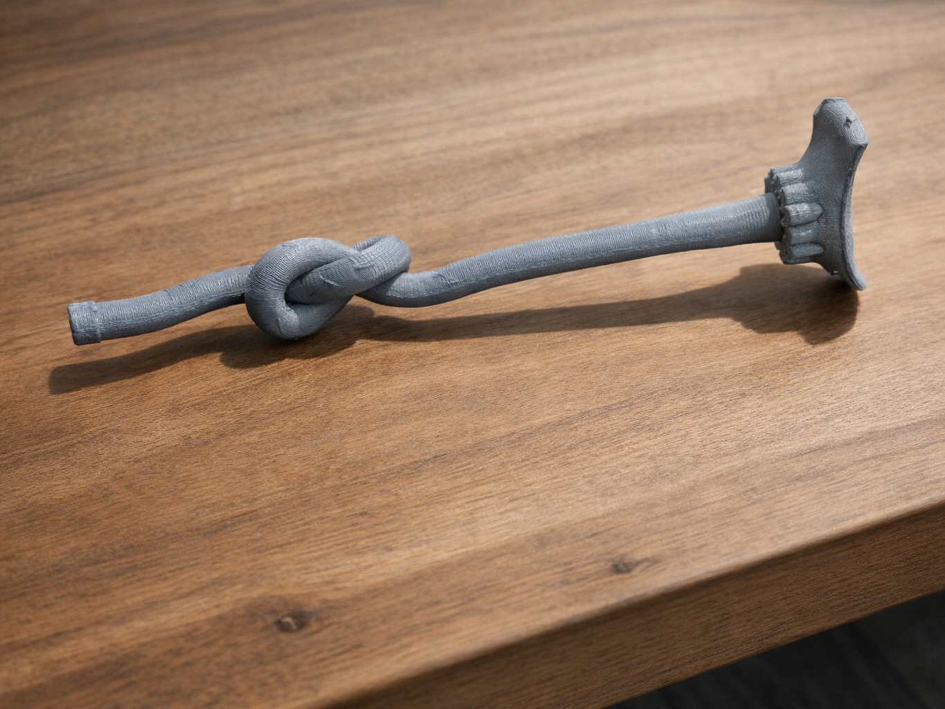 Kanone SU-100 mit Knoten