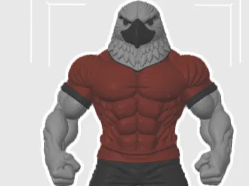 eagle figure for keychain