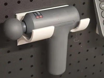 Xiaomi Fascia Gun Pegboard Holder (for 25mm hole spacing, 6mm hole diameter)