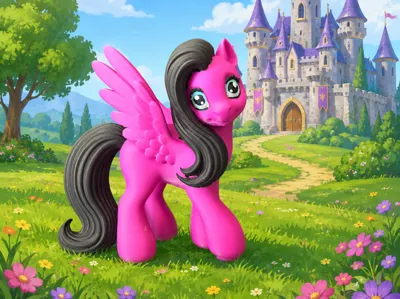 pretty pony with wings