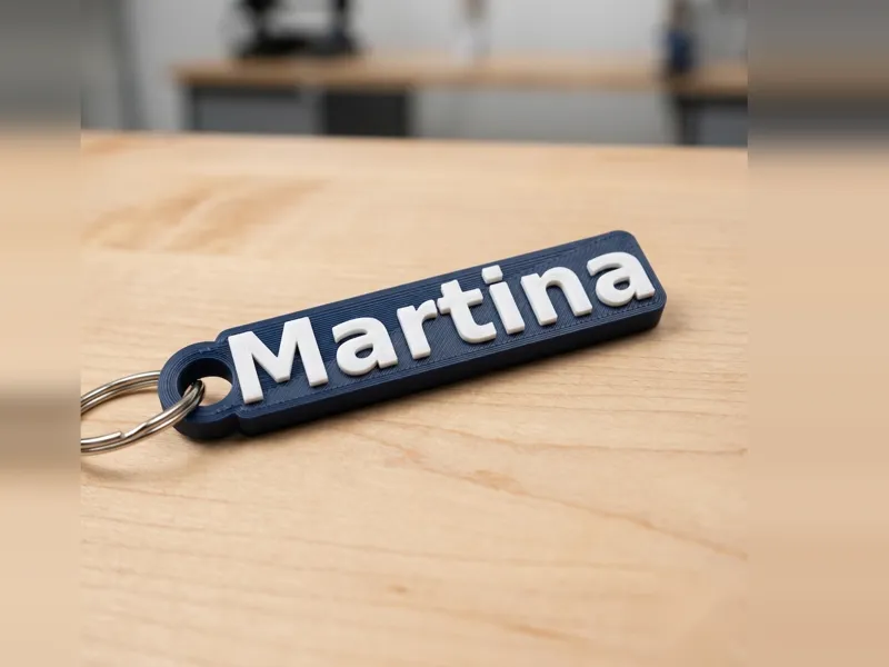 Llavero Martina_Name | Escudo 3D