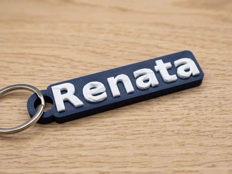 Llavero Renata_Name | Escudo 3D