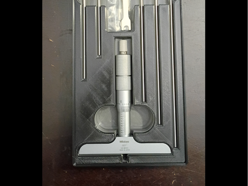 Mitutoyo Depth Micrometer 129-132 Gridfinity Bin