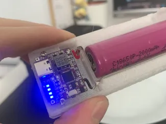 Powerbank for 18650 battery