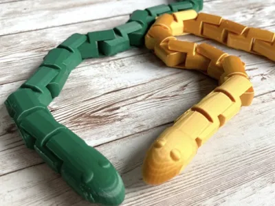Articulated Snake - Free 3D Print Model - MakerWorld