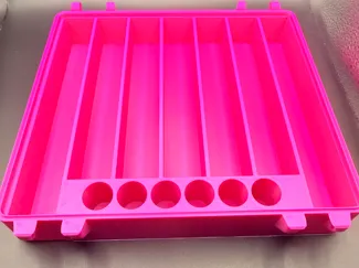 Prefilled 7 day peptide storage case w 3mL vials  
