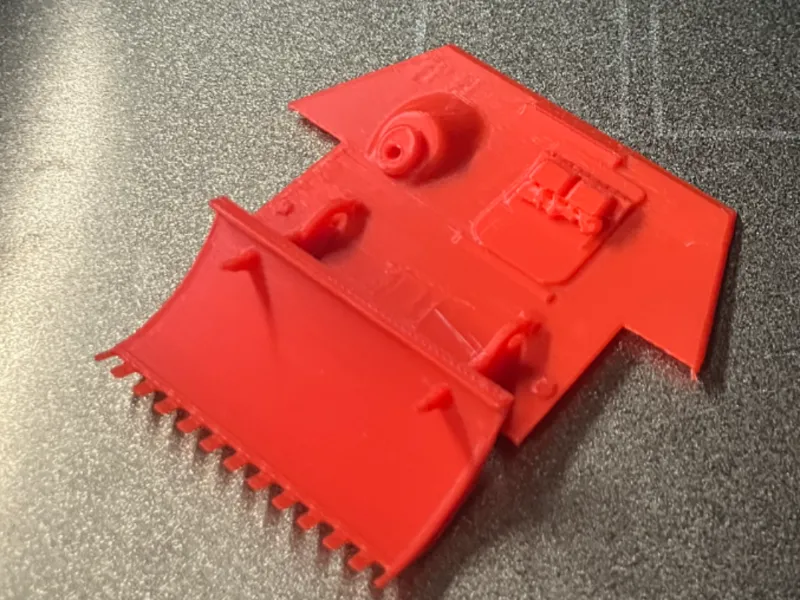 Bulldozer blade for t-34
